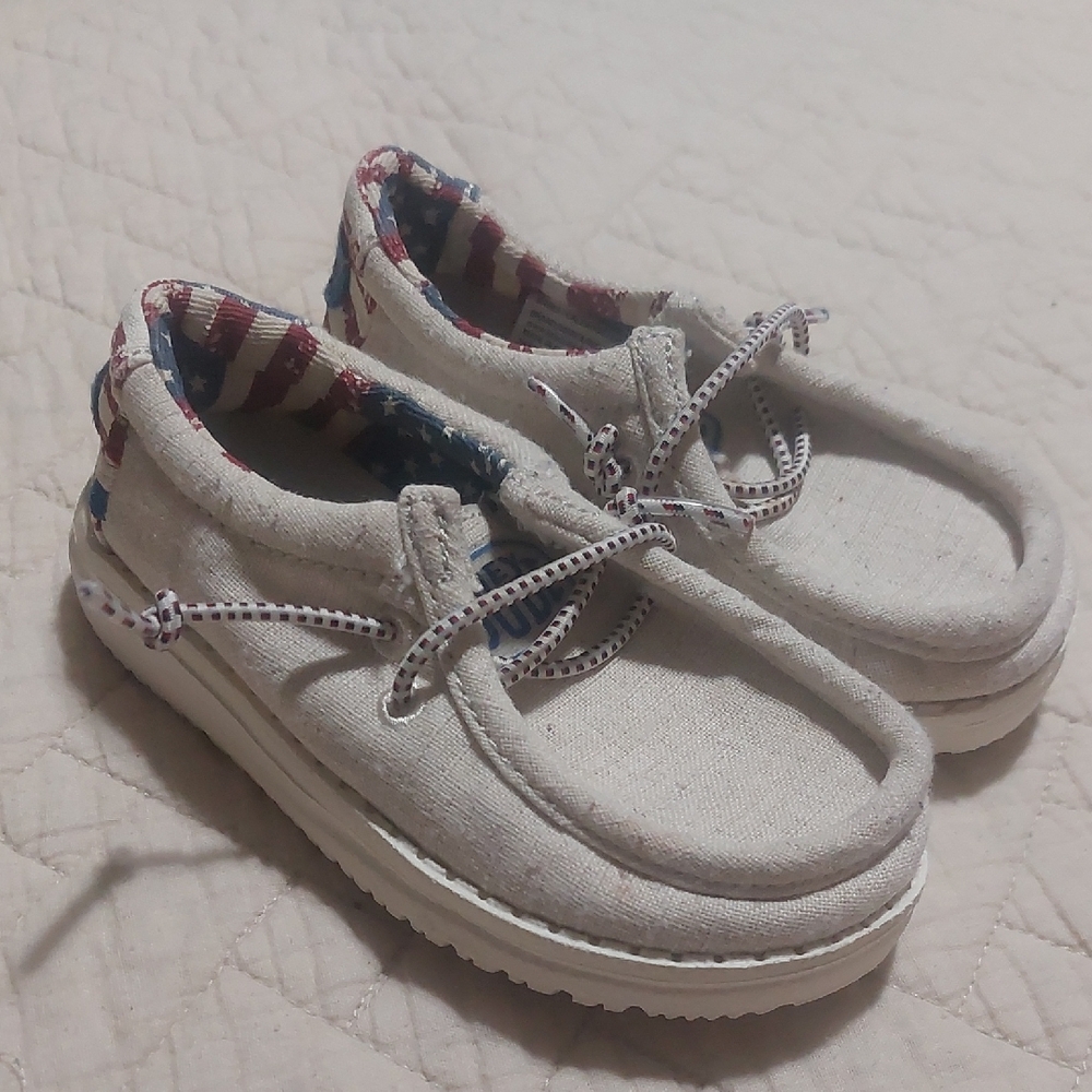 Hey Dude Kids Patriotic Shoes
